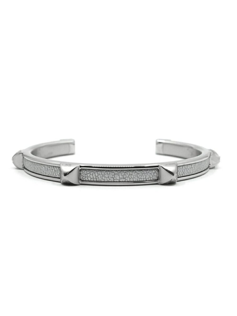 Hermes Bracelet Athena Arjan Bangle Leather Metal
